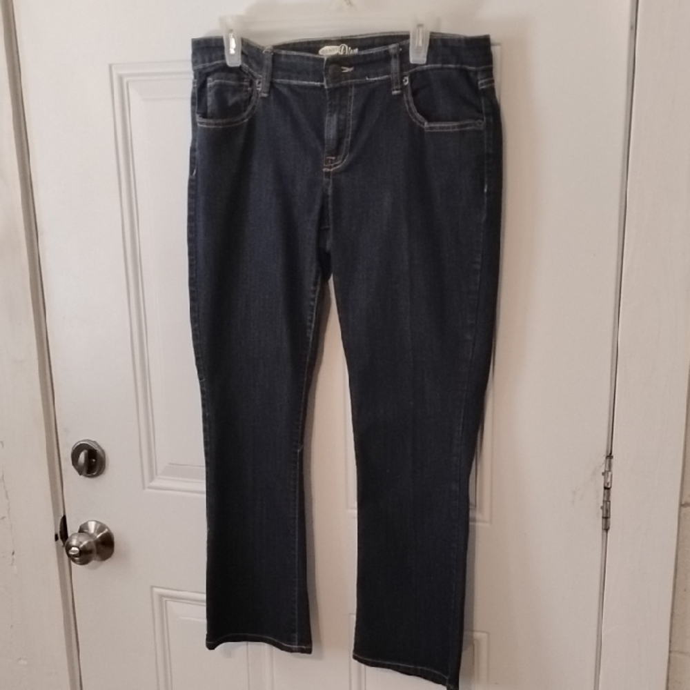 Old Navy Dark Blue Straight Leg Jeans